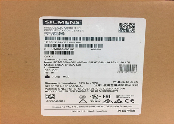 6SL3224-0BE24-0UA0 Mô-đun công suất biến tần SINAMICS G120 của Siemens