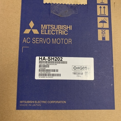 Mitsubishi HA-SH202 AC Servo Motor 3 PHASE 2 KW 125 V 2000 RPM 11 A IP65 CIF NEW AND ORIGINAL GOOD PRICE