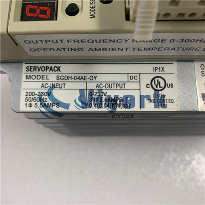 Yaskawa SGDH-04AE-N3Y907 Industrial Servo Drive 50 / 60HZ 200 - 230VAC INPUT 5.5AMP NEW