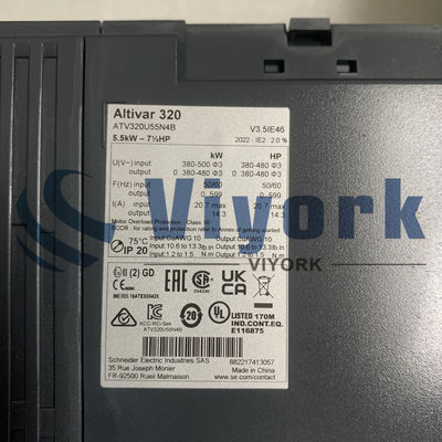 Schneider ATV320U55N4B DRIVE ALTIVAR 320 SERIES VARIABLE SPEED 380-500VAC NEW