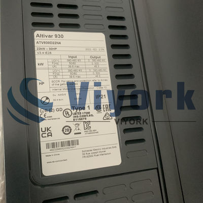 Schneider ATV930D22N4 AC DRIVE ATV930 30 HP TYPE 1 460 V NEW