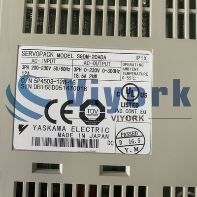 Yaskawa SGDM-20ADA SERVO DRIVE 2KW 12AMP 3PHASE 200-230VAC NEW