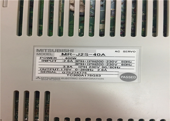 Original MR-J2S-40A Mitsubishi Servo Drive 220VAC 400W AC Servo Drive